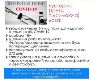 Запрошуємо на щеплення!
