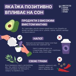 Яка їжа позитивно впливає на сон?