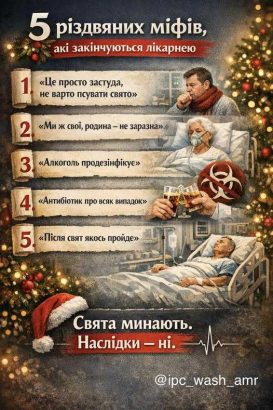 5 різдвяних міфів, які закінчуються лікарнею