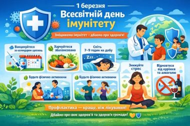 1 березня — Всесвітній день імунітету