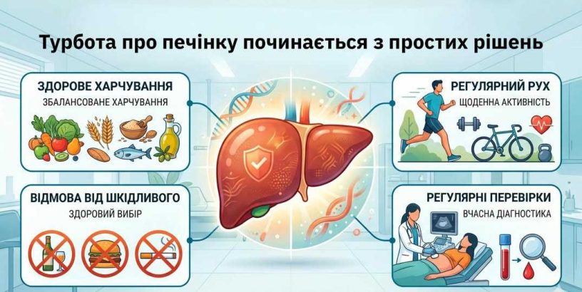 Всесвітній день печінки: стійкі звички — фундамент громадського здоров’я