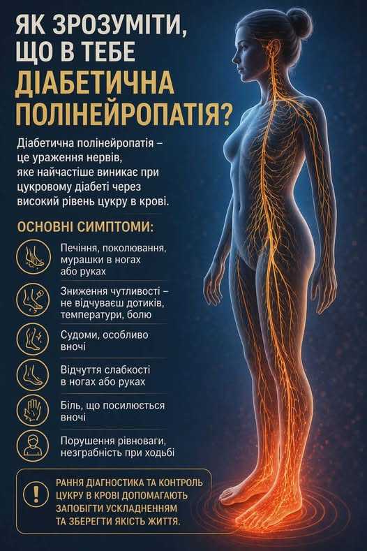 Як зрозуміти, що в тебе діабетична полінейропатія?