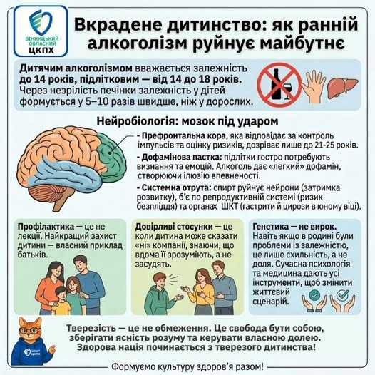 Вкрадене дитинство: як ранній алкоголізм руйнує майбутнє