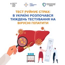 Всесвітній день боротьби з гепатитом – «Тест руйнує страх»