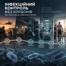 Що відбувається з інфекційним контролем, коли пораненого переводять з одного етапу медичної допомоги на інший?